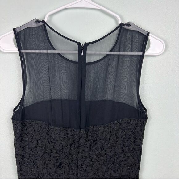 Diane Von Furstenberg Cotton Blend Lace Silk Mini Dress Size 2 - Picture 8 of 11